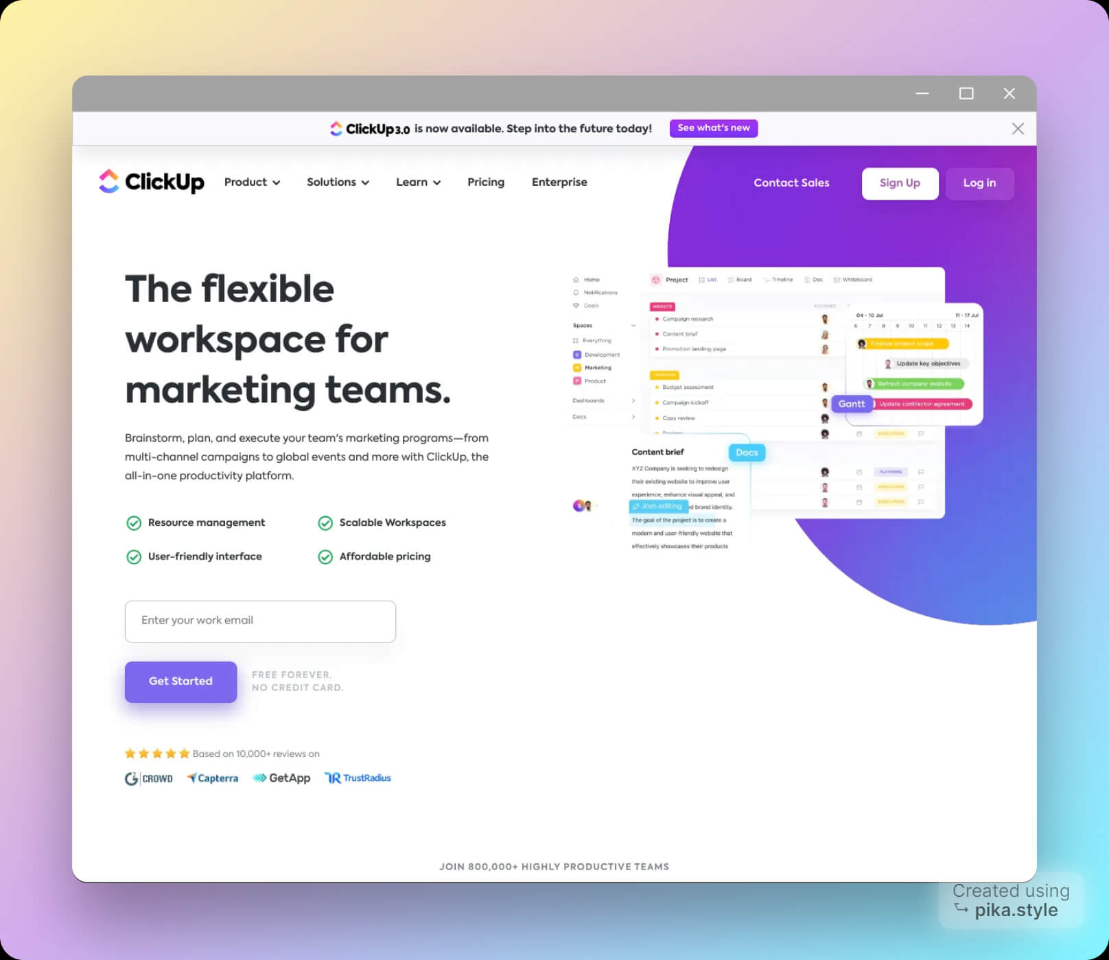 ClickUp управление на проекти и задачи